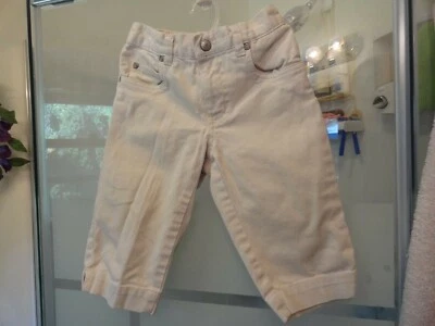 Girls Ecru Old Navy Cotton Stretch Capri Pants - SZ 5 - Image 1 of 4