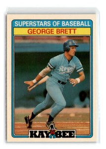 1987-Topps Kay-Bee Superstars -#5-George Brett -Kansas City Royals