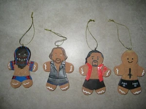 Nuevo Adorno de Navidad WWE Wrestling AJ Styles Brock NAKAMURA FINN PAN DE JENGIBRE - Imagen 1 de 19