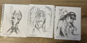 Lote Impresiones Autografiadas Firmadas Mark Sparacio Marvel Comic Artist Edición Limitada - Imagen 1 de 13