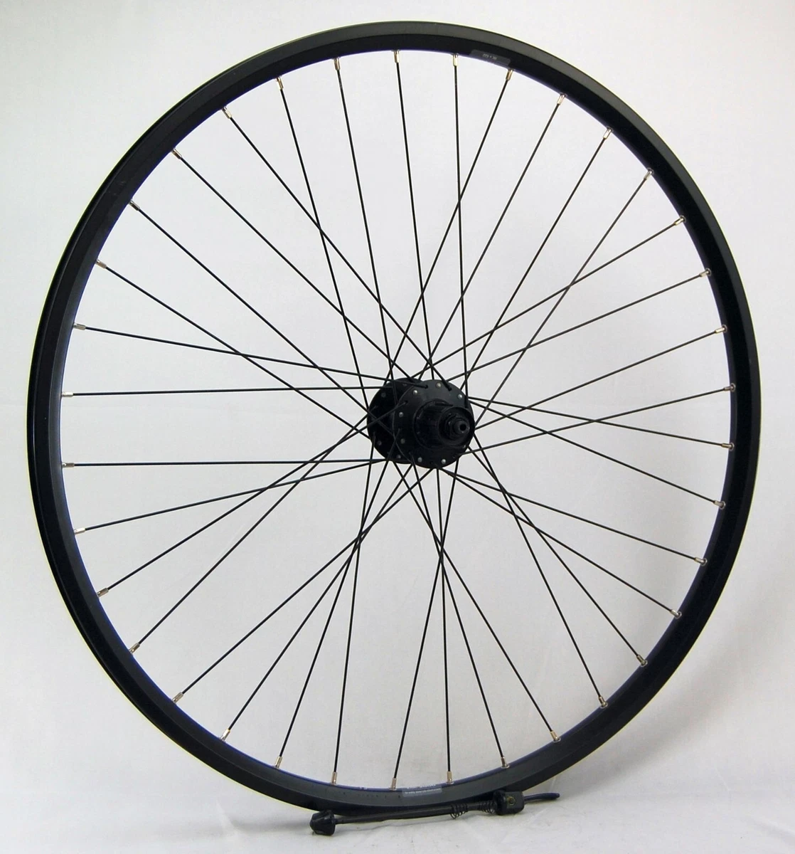 29 Zoll Laufrad Hinterrad Mit Shimano FH-QC400 Nabe & 9-fach Kassette – Ryde Taurus Felge, Schwarz, Für Disc-Bremsen
