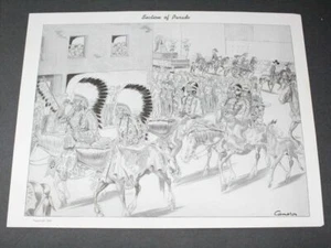 Impresión Stewart Cameron 1950 vintage 12 3/8 x 9 1/2" sección de desfile - Imagen 1 de 6