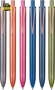 - Retractable Gel Pens, 6 Pack, Black Ink Gel Pens Fine Point 0.5Mm, Metallic Da - Picture 1 of 7