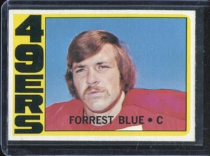 1972 Topps Football # 38 Forrest Blue (NM-MT) Near Mint to Mint - Picture 1 of 2