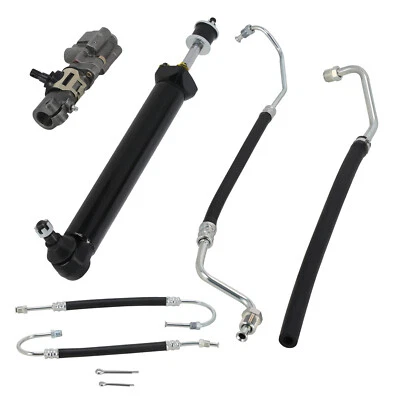 Front Power Steering Valve Cylinder Hose Kit For Chevy Corvette V8 1963-1979 New - Image 1 of 4