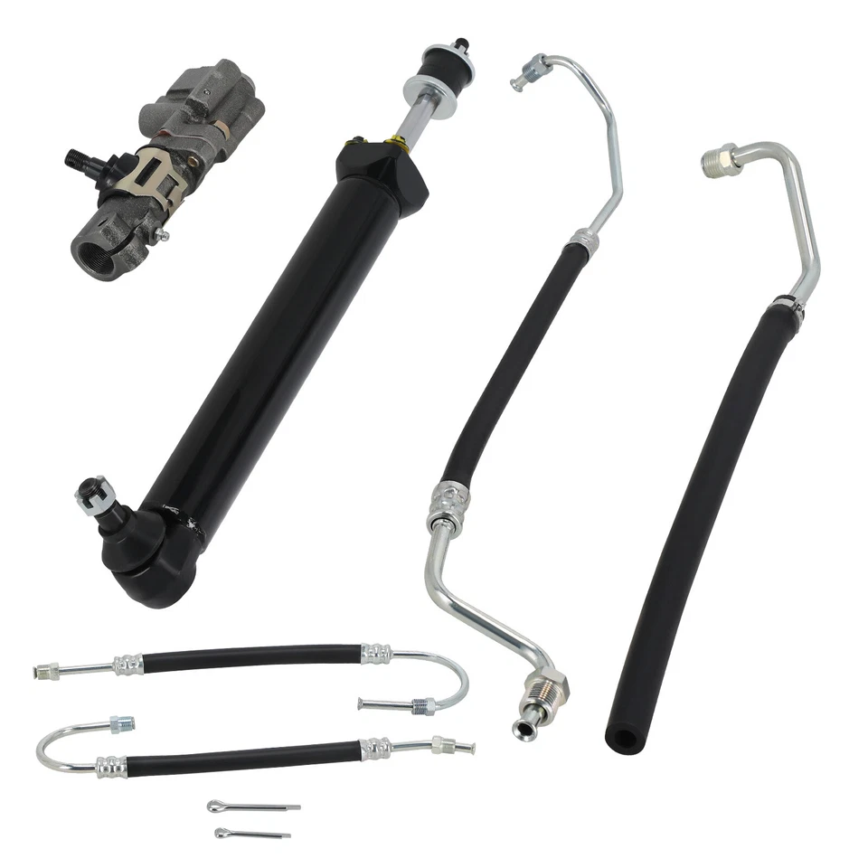 Front Power Steering Valve Cylinder Hose Kit For Chevy Corvette V8 1963-1979 New - Image 1 of 4