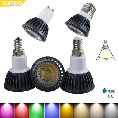 Multicolor 10W Dimmable LED Spotlight Bulb GU10 E14 B22 MR16 High Power Lamps RE - Image 1 of 4