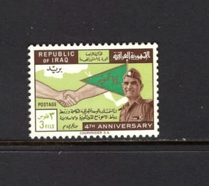Irak 1962 3f MAPA MANOS A TRAVÉS DE ARABIA MLH SC 297 - Imagen 1 de 1