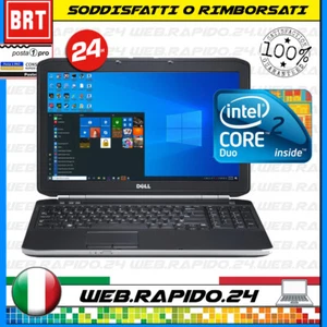 PC NOTEBOOK DELL LATITUDE E5520 15" DUO RAM 4GB HDD 320GB OTTIMO 24H - Foto 1 di 6