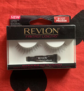Revlon Fantasy Lengths Black False Eyelashes - 91127 Precision