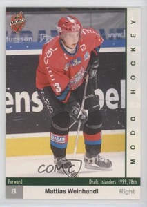 2002-03 Card Cabinet SHL Elitset Promos Mattias Weinhandl #TCC-8