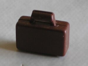 Coffre bagage LEGO minifig RedBrown Suitcase ref 4449 / Set 60051 4841 10233 ...
