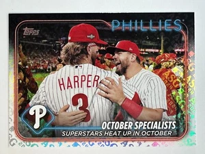 2024 Topps Bryce Harper October Specialists All-Star Game Foil ASG #275 Phillies - Picture 1 of 2