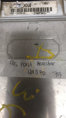 F59F-12A650-AA Ford Aerostar ecm ecu computer 1995 - Image 1 of 4