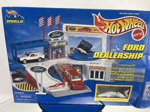 1996 Mattel Hot Wheels World Ford Dealership Set 65695 Incomplete - Picture 1 of 8