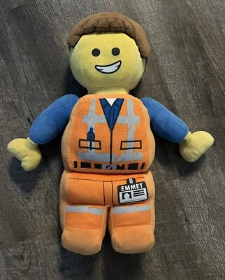 Franco Kids Super Suave LEGO Película 2 Emmet Peluche Acurrucarse Acurrucarse Almohada 17” Alto Foto 1 de 2