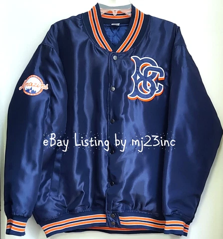 2023 BROOKLYN CYCLONES SGA SATIN VARSITY BASEBALL JACKET SZ L NEW YORK METS MiLB Cover