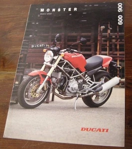 DEPLIANT - MONSTER DUCATI 600 / 900 - OTTIME CONDIZIONI !!! - Foto 1 di 1