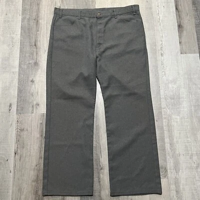 Винтажный Levis Sta-Prest серый прямой ноги действие брюки 90-х брюки 42 - Изображение 1 из 4
