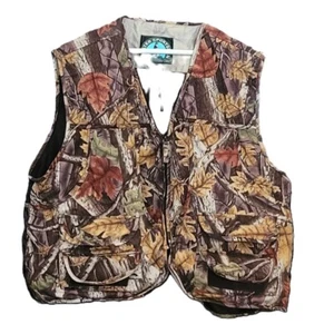 MASTER SPORTSMAN RUGGED OUTDOOR GEAR HUNTING VEST SIZE 2XL CAMO ZIP - Picture 1 of 12