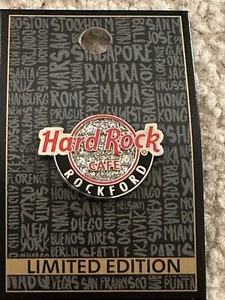 Hard Rock Casino Cafe Rockford Usa Collectable Logo PIN - Picture 1 of 1