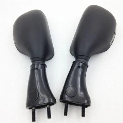 Espelhos de corrida pretos para 98-02 Kawasaki ZX6R 98-03 ZX9R 2006-2008 650R Ninja - Imagem 1 de 4