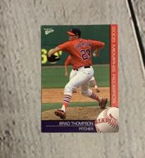 2005 Memphis Redbirds MultiAd Sports Brad Thompson Card #28 Las Vegas NV