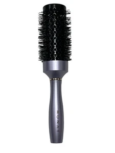 Monat Large 3 1/2" Round Brush Lavender Purple Black Bristles NEW Hair - Picture 1 of 4