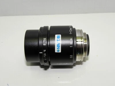 Navitar Lens f=12mm/F1.4 manual Iris - Image 1 of 3