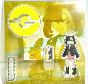 Pokemon EX TRAINER Salone Supporto Acrilico Portachiavi Verde Marnie Morpeko JP - Foto 1 di 1