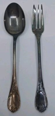 Juego de servir Christofle Marly 10 pulgadas tenedor cuchara cubiertos plata Francia Foto 1 de 4