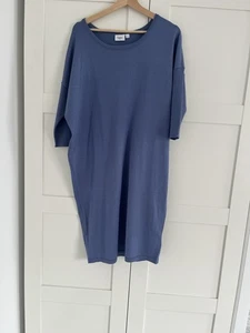 Saint Tropez Women’s Blue Jumper Dress Size Medium New Without Labels - Picture 1 of 4