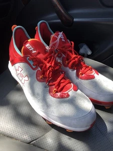 Under Armour Harper 8 Elite TPU HOVR SIZE 14 Baseball Cleats 3026591-104 - Picture 1 of 13