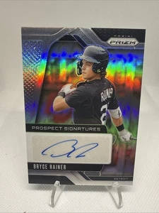 2025 Panini Prizm Bryce Rainer Auto #PS-BR Silver Signatures Detroit Tigers - Picture 1 of 2