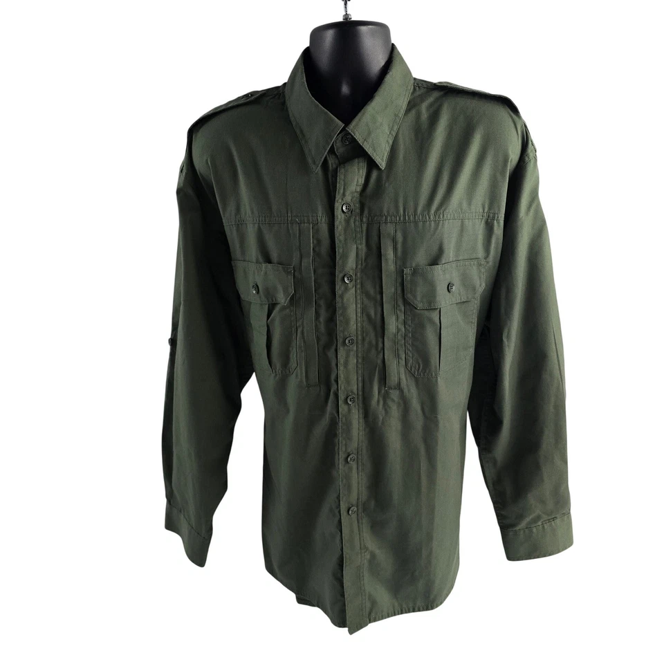 Propper XXL 长袖纽扣橄榄绿色军用实用衬衫 — 第 1/4 张图片