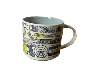 Starbucks Chicago Been There Series Collection Coffee Mug Cup 14 oz - Picture 1 of 4