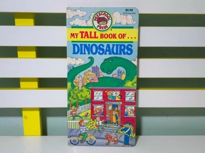 My Tall Book Of... Dinosaurs! 1989 Children's Board Book by Preschool Press - Image 1 of 4