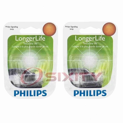2 pc Philips Rear Side Marker Light Bulbs for Pontiac Bonneville Grand Am mj - Image 1 of 4