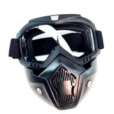PPGAREGO Paintball Mask Anti Fog Full Face Tactical Mask Goggles Detachable forMotorcycle