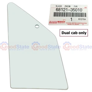 GENUINE Toyota Hilux LN RZN KZN VZN Right Dual Cab Quarter 1/4 Vent Window Glass - Picture 1 of 2