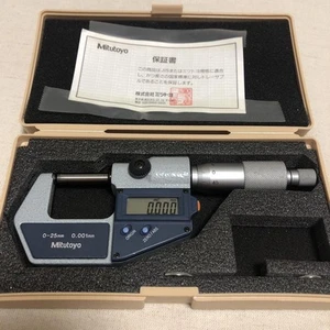 Mitutoyo Single Spherical Micrometer 395-511-30 BMS-25DM 0-25mm limited From JP - Picture 1 of 12