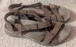 Sandali da marinaio Earth Origins marroni da donna taglia 9,5 M - Foto 1 di 15