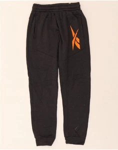 REEBOK Boys Graphic Tracksuit Trousers Joggers 14-15 Years Large Grey AE02 - Picture 1 of 3