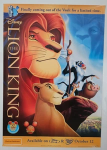Disney: El Rey León - Póster Original de la Película 27x40 ARTE MURAL - Imagen 1 de 7
