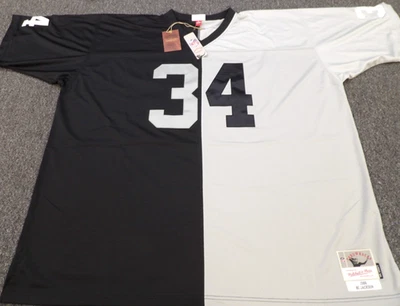 Camiseta MITCHELL & NESS NFL LOS ANGELES RAIDERS BO JACKSON SPLIT '88 LEGACY 6XLB - Imagem 1 de 4