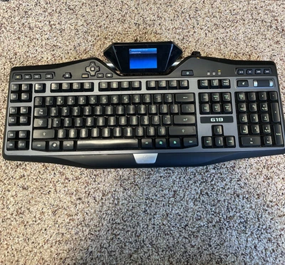 Logitech G19 Gaming LED Programmable Display Keyboard Y-U0005 With Power Cord - Image 1 of 4