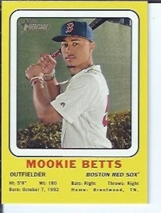 Mookie Betts 2018 Topps Heritage Collectors Card - Picture 1 of 1