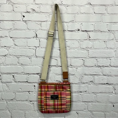 Tommy Hilfiger Crossbody Plaid Purse/Bag Shopping Travel Vacation Adjustable - Image 1 of 4