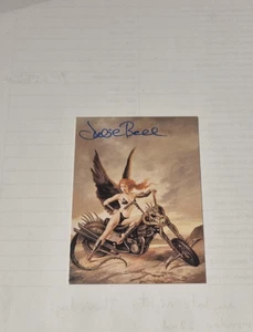 2003 The Artwork of Boris & Julie Autograph Card signed by Julie Bell A5 - Picture 1 of 2