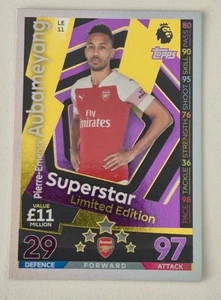 2018-19 Match Attax Pierre-Emerick Aubameyang Superstar Limited Edition Arsenal - Bild 1 von 1
